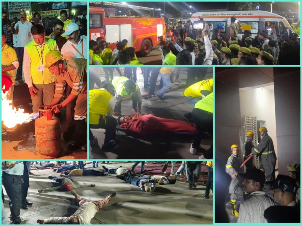 पंडित दीन दयाल उपाध्याय जंक्शन पर ‘ऑपरेशन अभ्यास’ के अंतर्गत मॉकड्रिल का सफल आयोजन