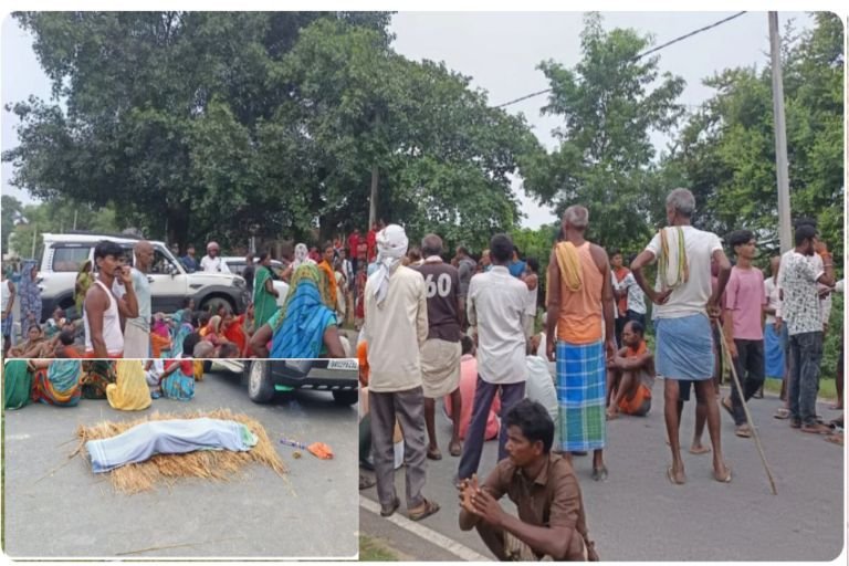 20250913 0913058289293372416906477 फतेहपुर में एक शिक्षक के पुत्र की गोली मारकर हत्या, आक्रोशित ग्रामीणों ने गया – रजौली मुख्य सड़क को किया जाम