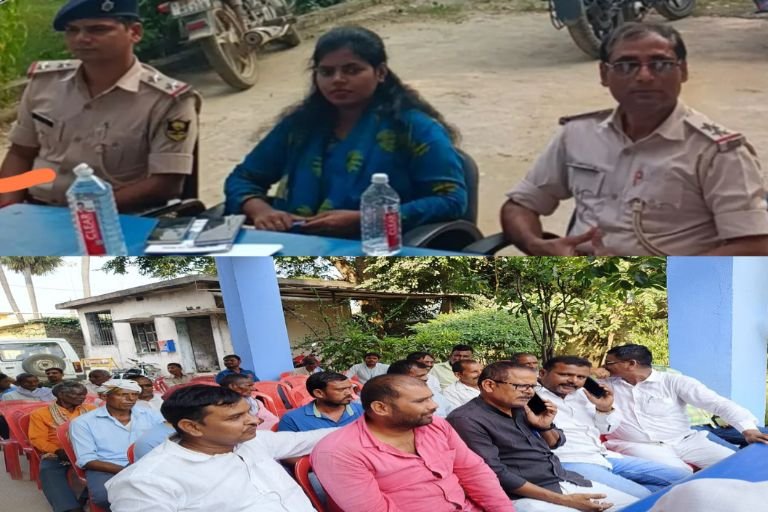 20251018 2200012368648662550682023 दीपावली, लक्ष्मी पूजा व महापर्व छठ पूजा को लेकर शांति समिति की बैठक आयोजित