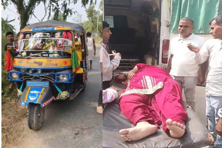 20251024 1237563364141823303268305 फतेहपुर में ऑटो पलटने से एक महिला की हुई मौत, और एक महिला हुई घायल